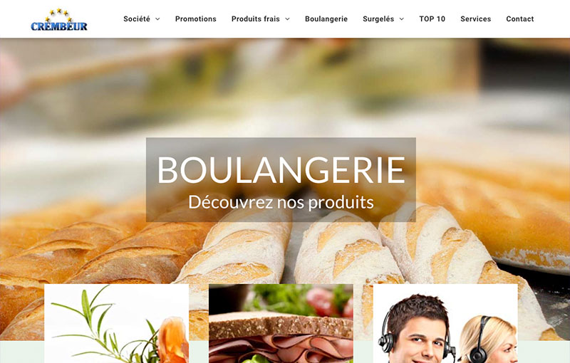 Crembeur - Fournisseurs des produits frais boulangeries et patisseries